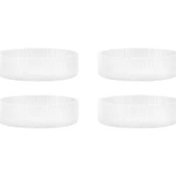 Ferm Living Dessertskålar|Serveringsskålar-Ripple Serveringsskål 4 Delar, Klar