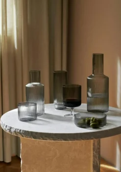 Ferm Living Dessertskålar|Serveringsskålar-Ripple Serveringsskål 4 Delar, Klar