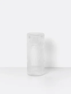 Ripple Small Carafe Set Karaff Med Dricksglas, Klar