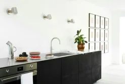 Normann Copenhagen Sänglampor|Vägglampor-Rise Vägglampa Fast Installation, Vit