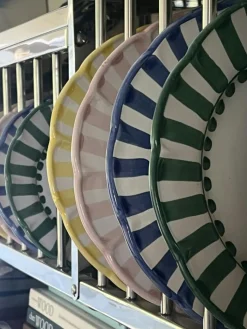 Piccola Home Uppläggningsfat-Riviera Serveringsfat Oval 37 cm, Rosa