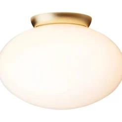 Nuura Badrumsbelysning|Plafonder-Rizzatto 301 Plafond, Mässing / Opal