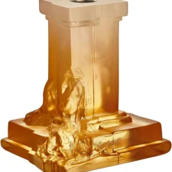 Kosta Boda Ljusstakar-Rocky Baroque Ljusstake 150 mm, Bärnsten