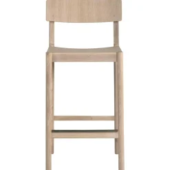 Mavis Barstolar & Barpallar-Rod Barstol 65 cm, Svartbetsad Ask