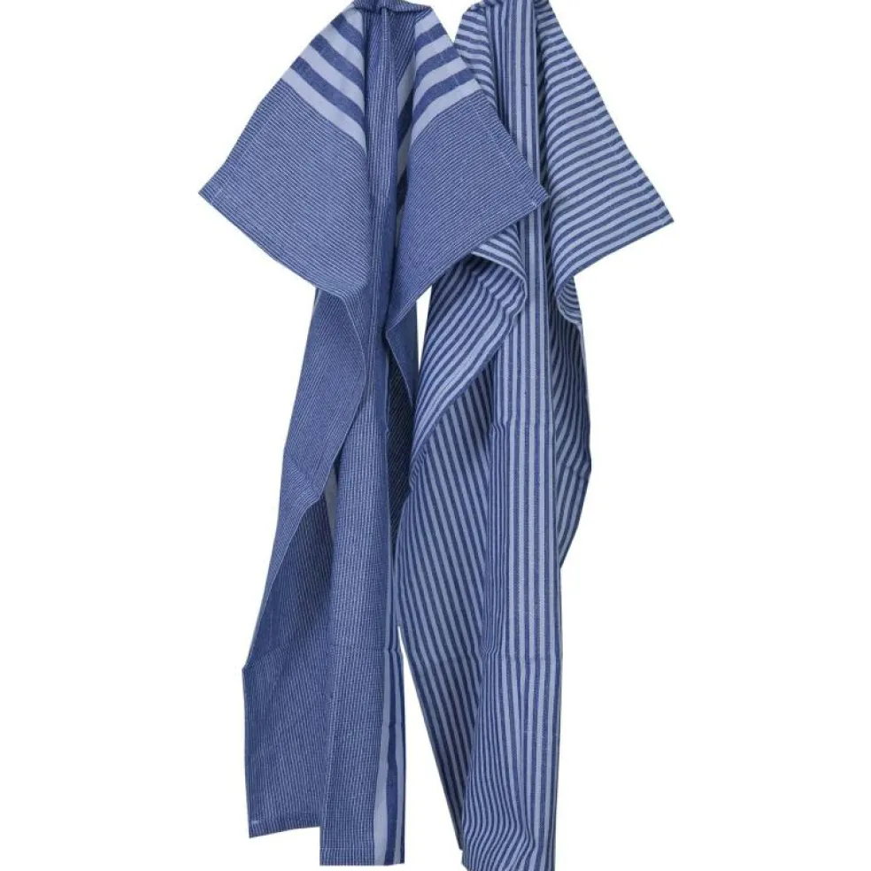 Ronja+ Robin Kökshandduk 50x70 cm 2-pack, Blå / Vit