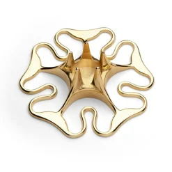 Skultuna Ljuslyktor-Rosen Ljusstake, Silverpläterad Mässing