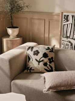 Broste Copenhagen Prydnadskuddar & Fodral-Rosita Kuddfodral 50x50 cm, Brun