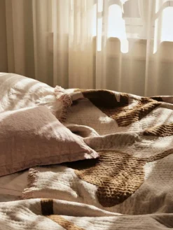 Broste Copenhagen Plädar & Filtar-Rosita Pläd 130x180 cm, Svart