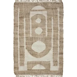 Rostro Matta 90x150 cm, Natur/Off-white