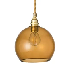 EBB & FLOW Fönsterlampor|Pendellampor-Rowan Pendel Ø15,5 cm, Golden Smoke