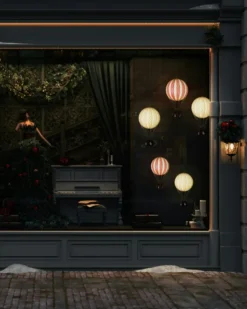 Authentic Models Pendellampor-Royal Aero LED-lampa Luftballong Ø32 cm, True Red