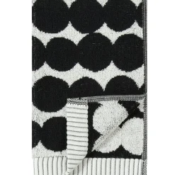 Räsymatto Hand Handduk 50x70 cm, Svart/Vit