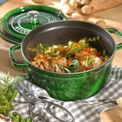 Staub Grytor-Rund Gryta i Gjutjärn 3,8 L, Svart