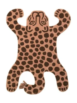 Barn Ferm Living KIDS Barnmattor-Safari Tuftad Matta, Leopard