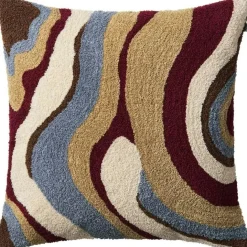 Sagar Kuddfodral Bouclé 50x50 cm, Apricot Orange / Rose