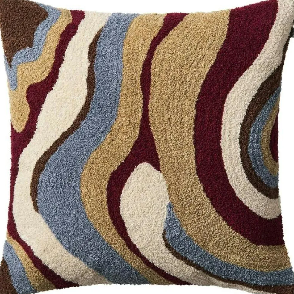 Sagar Kuddfodral Bouclé 50x50 cm, Apricot Orange / Rose