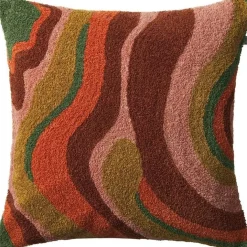 Sagar Kuddfodral Bouclé 50x50 cm, Apricot Orange / Rose