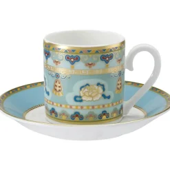 Villeroy & Boch Espressokoppar-Samarkand Aquamarin Espressokopp Med Fat