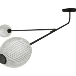 Satellite Vägg-/Taklampa, Soft Black