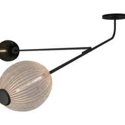 Satellite Vägg-/Taklampa, Soft Black