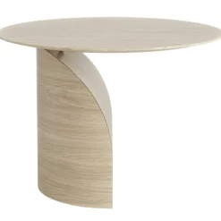 Savoa Soffbord Ø84 cm, Oljad Ek