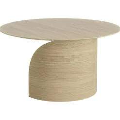 Savoa Soffbord Ø84 cm, Oljad Ek