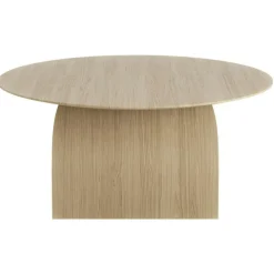 Savoa Soffbord Ø84 cm, Oljad Ek