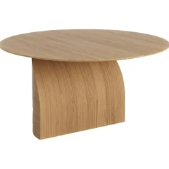Savoa Soffbord Ø84 cm, Oljad Ek