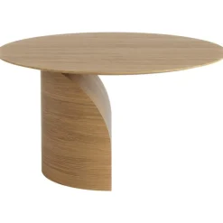 Savoa Soffbord Ø84 cm, Oljad Ek