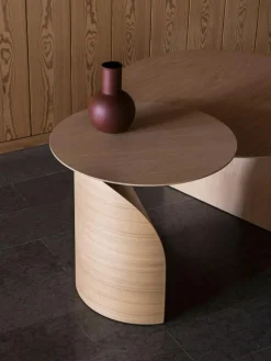 Savoa Soffbord Ø84 cm, Oljad Ek