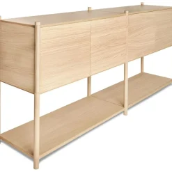 Sceene H Bokhylla, Gjord av svart ek, Svart