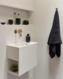 Sensu Tandborsthållare, Vit