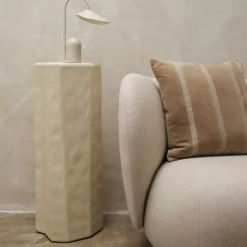 Senti Stripe Kuddfodral 50x50 cm, Carob Brown