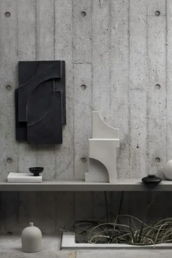 Serif Relief 42x68 cm, Vit