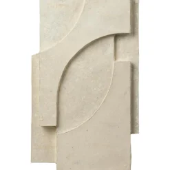 Serif Relief 42x68 cm, Vit