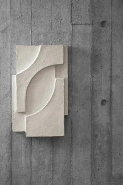 Serif Relief 42x68 cm, Vit