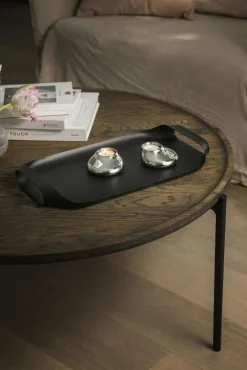 Serveringsbricka 25x43 cm, Svart