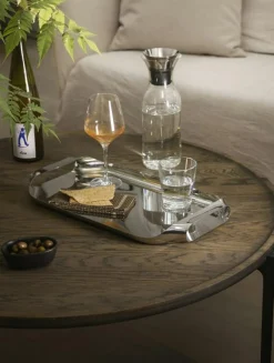 Serveringsbricka 25x43 cm, Svart