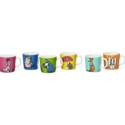 Moomin Arabia Dekorativa Accessoarer-Set Med Minimuggar 6-pack Klassiker 3
