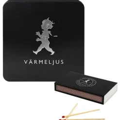 Solstickan Tillbehör Ljusstakar & Ljuslyktor|Ljus-Set Med Värmeljuslåda + Tändsticksask,