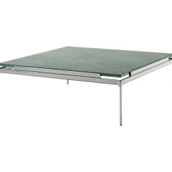 &Tradition Soffbord-Sett LN13 Soffbord 100x100 cm, Rökfärgat Glas