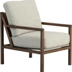 Jonas Ihreborn Fåtöljer-Seventy Five Wood Fåtölj, Valnöt / Läder