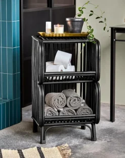 House Doctor Sidobord & Avlastningsbord-Shelf Sidobord, Svart