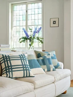 Shimla Kuddfodral 50x50 cm, Himmelsblå