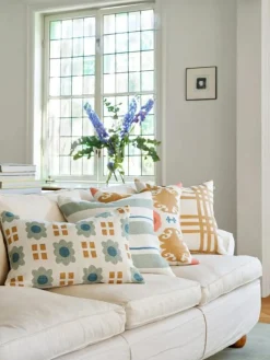 Shimla Kuddfodral 50x50 cm, Himmelsblå