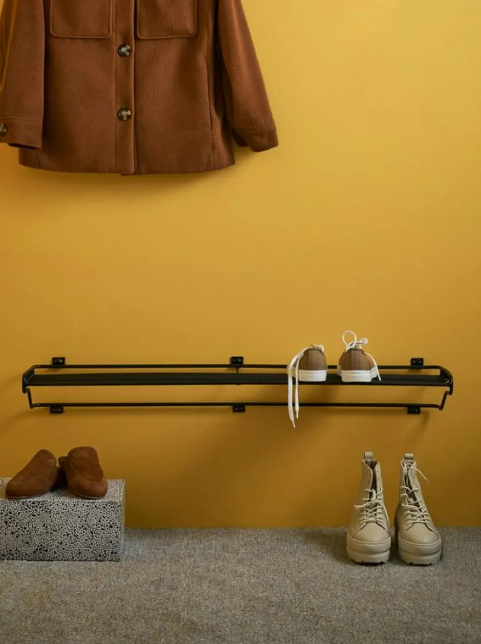 Shoe Shelf Skohylla L, Vit