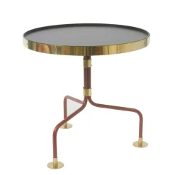 Scherlin Sidobord & Avlastningsbord-Sidobord 12 Mässing/Röd,