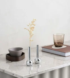 Silhouette Vas 12 cm, Krom