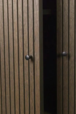 Sill Cupboard - Low - Dark Stained Oak