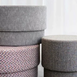 Silo Sittpuff Ø90 cm, Piazza Grey